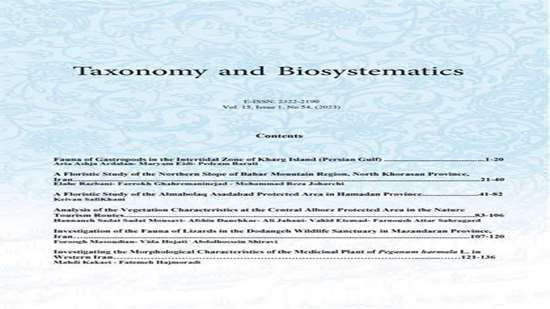 Taxonomy and Biosystematics (Taxon. Biosyst.) 